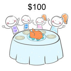 Help feed a family for $100